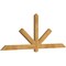 Ekena Millwork Kennewick Rough Sawn Timber Gable Bracket, Western Red Cedar, 84"W x 31"H x 2"D x 4"F, 9/12 Pitch GBW084X31X0204KEN00RWR - alternate 5